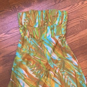 Strapless summer dress